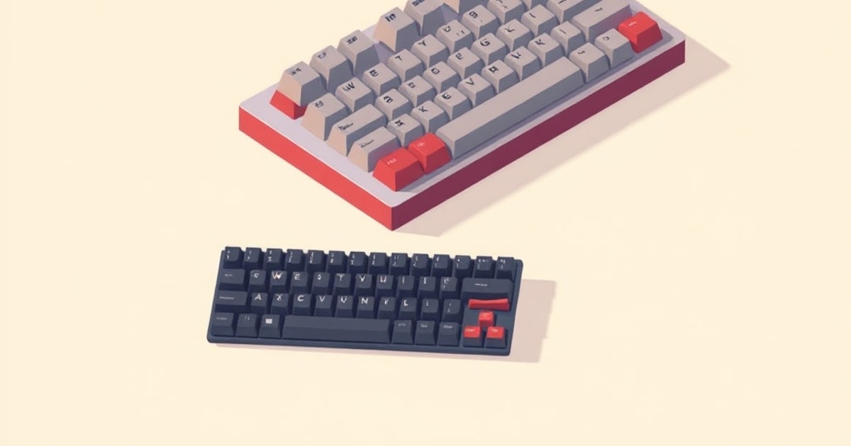 A purple backlit mechanical keyboard