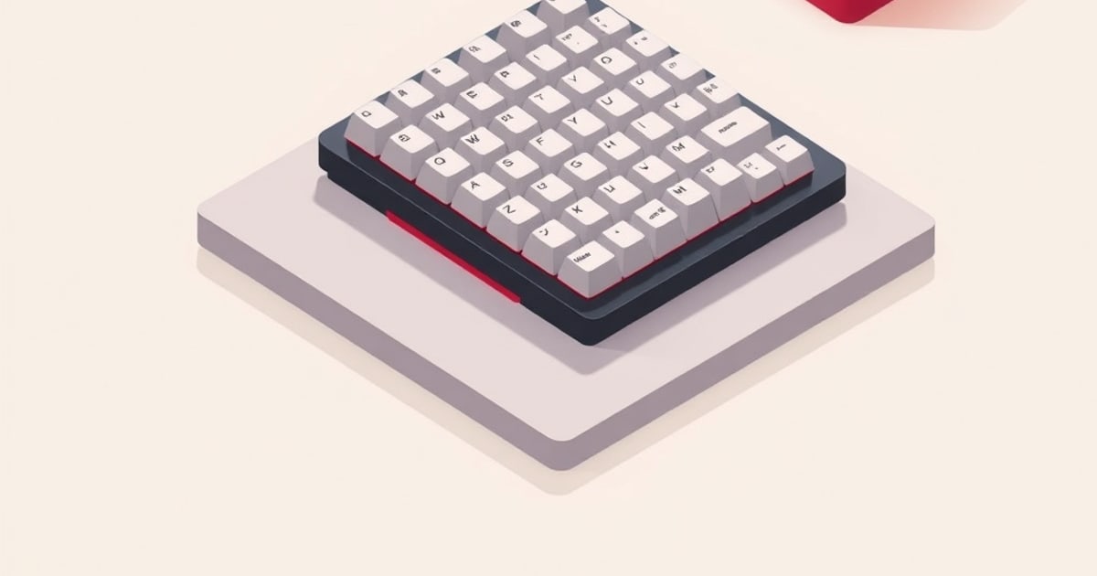 Mechanical keyboard with a wide stabilized spacebar